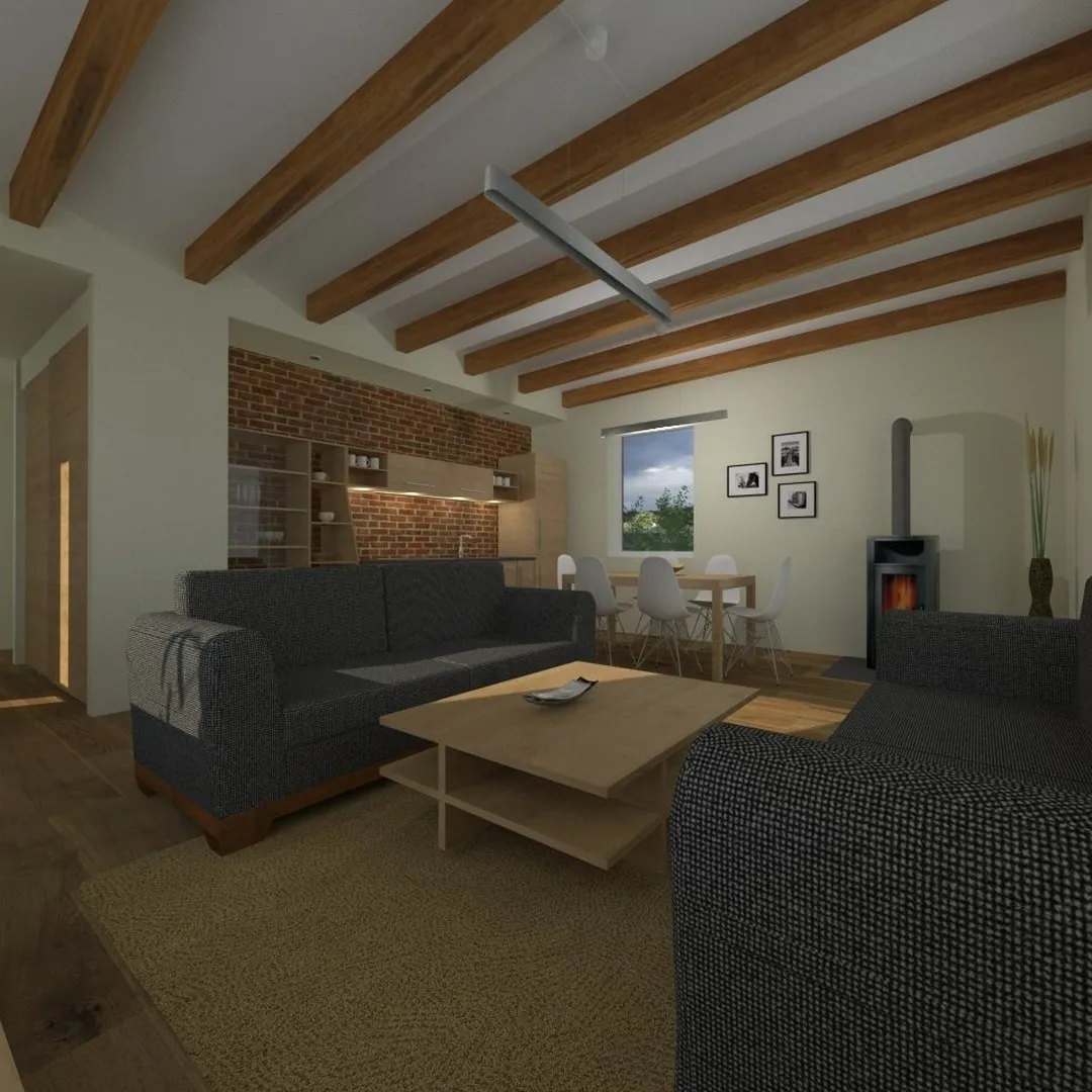 Chaty pri jazere — interiér